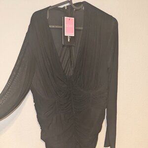 PLT Mesh Jump suit- NWT